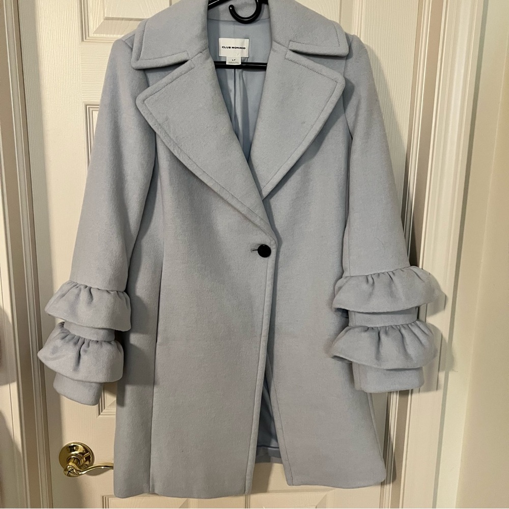 Club Monaco light blue coat size small